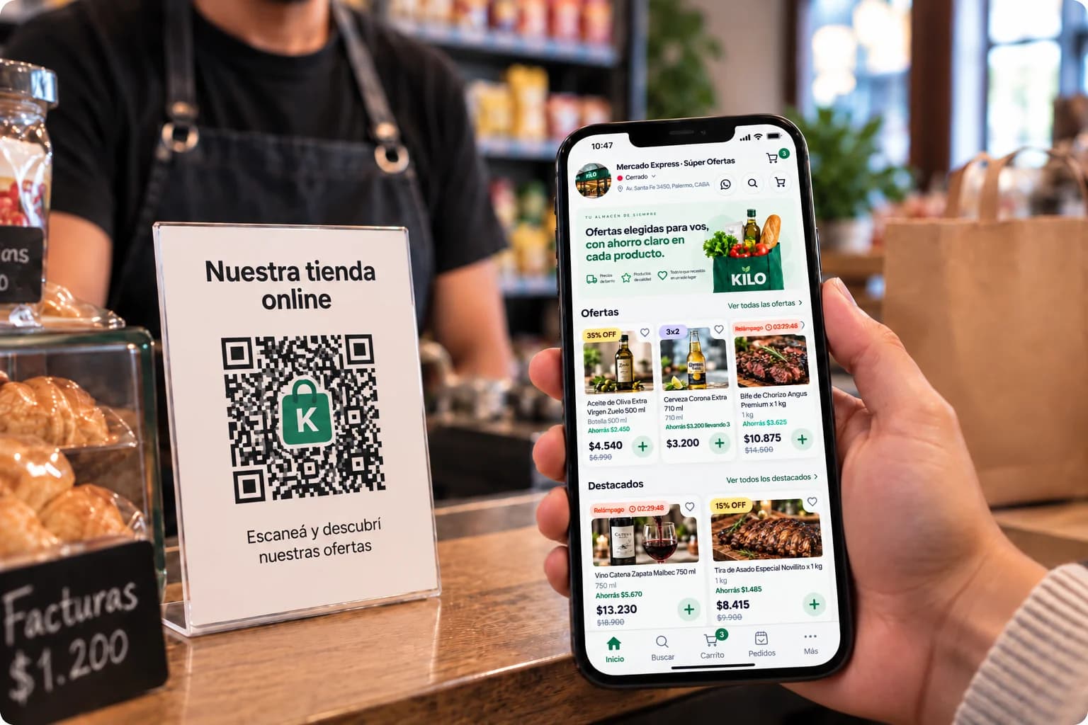 Tu local también vende online con catálogo QR